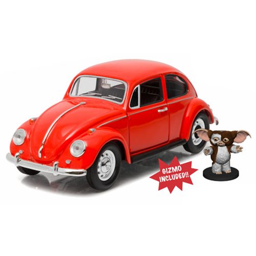 Gremlins 1967 Volkswagen Beetle with Gizmo Figure 1:24 Scale Die-Cast Metal Vehicle